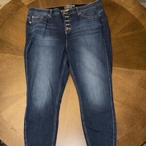 Torrid Blue Skinny Jeans with Classic Indigo Wash